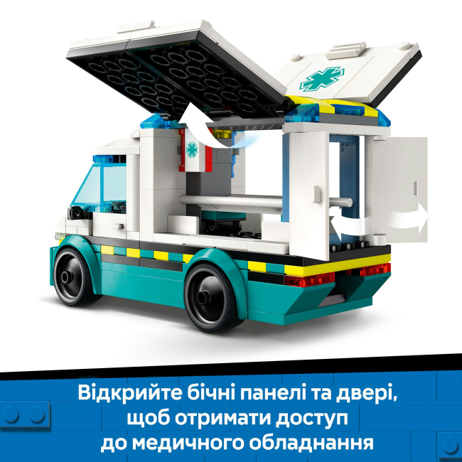 Конструктори LEGO - Конструктор LEGO City Швидка допомога (60451)#6
