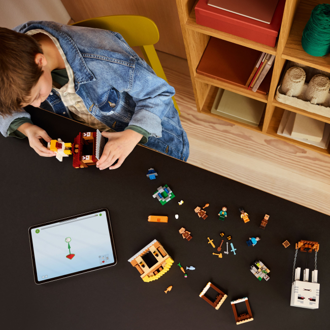 Конструктори LEGO - Конструктор LEGO Minecraft Напад на село з повітряною кулею Ґаст (21273)#4