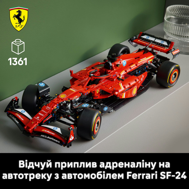 Конструктори LEGO - Конструктор LEGO Technic Автомобіль F1 Ferrari SF-24 (42207)#5