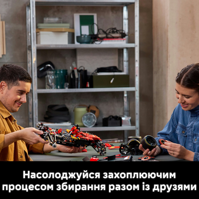 Конструктори LEGO - Конструктор LEGO Technic Автомобіль F1 Ferrari SF-24 (42207)#6