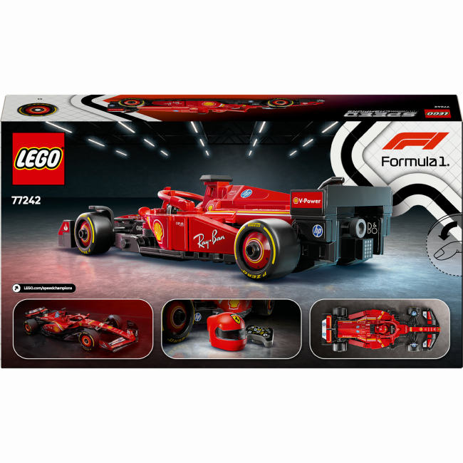 Конструктори LEGO - Конструктор LEGO Speed Champions Автомобіль для перегонів F1 Ferrari SF-24 (77242)#3