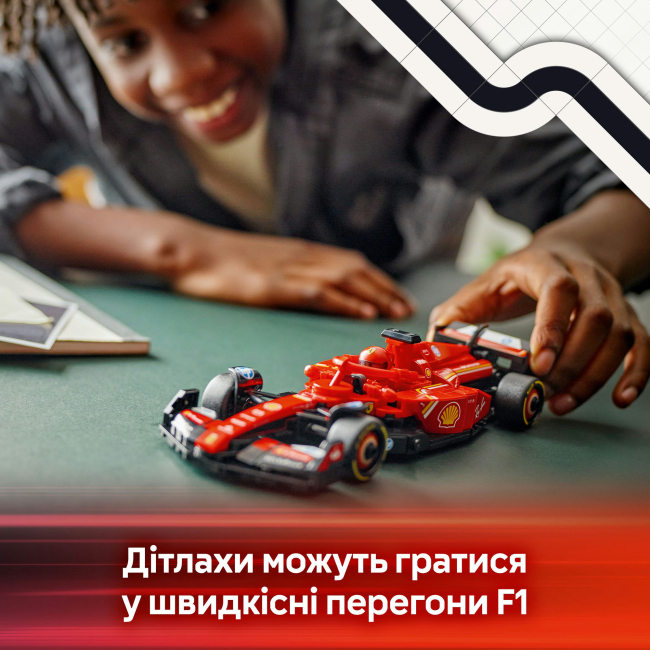 Конструктори LEGO - Конструктор LEGO Speed Champions Автомобіль для перегонів F1 Ferrari SF-24 (77242)#6