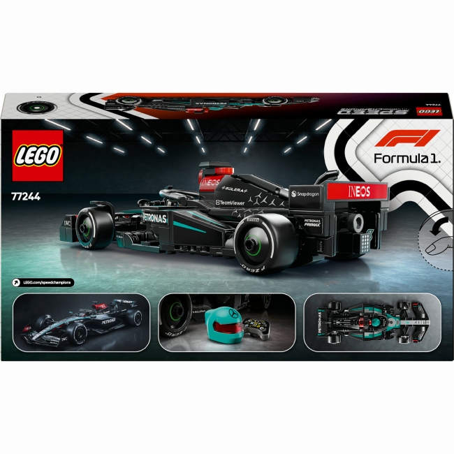 Конструктори LEGO - Конструктор LEGO Speed Champions Автомобіль для перегонів Mercedes-AMG F1 W15 (77244)#3