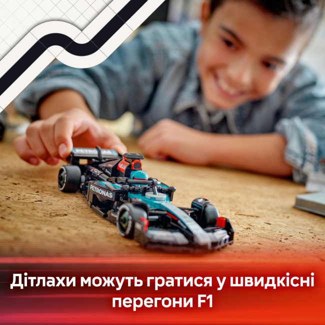 Конструктори LEGO - Конструктор LEGO Speed Champions Автомобіль для перегонів Mercedes-AMG F1 W15 (77244)#6