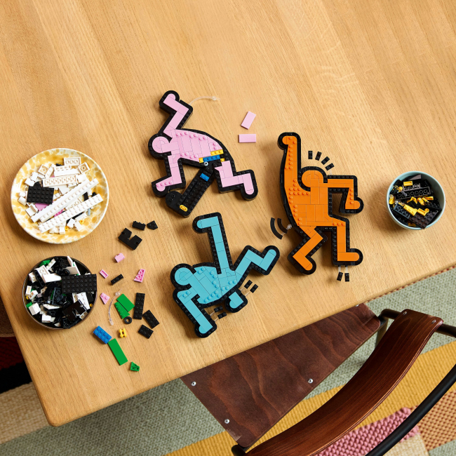 Конструктори LEGO - Конструктор LEGO Art Кіт Гарінґ — Танцюючі чоловічки (31216)#6