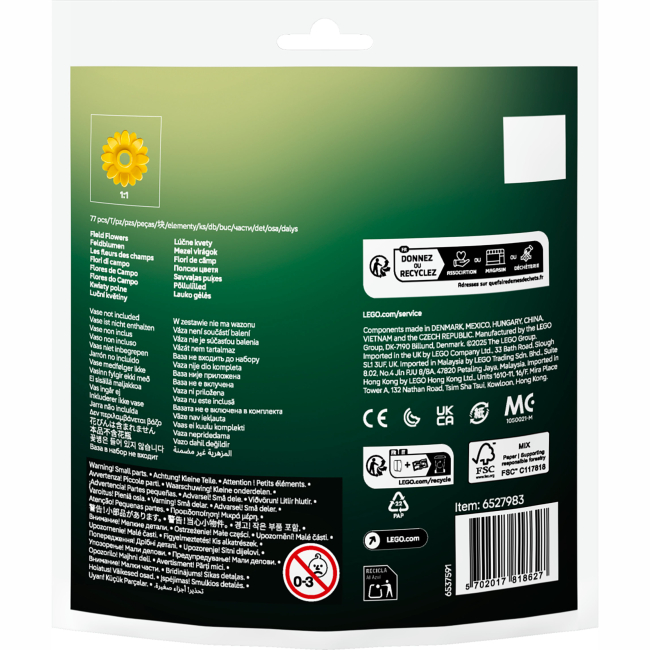 Конструктори LEGO - Конструктор LEGO Botanicals Польові квіти (30701)#3