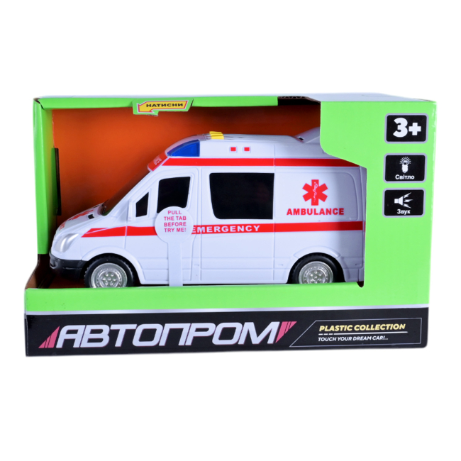 Транспорт і спецтехніка - Автомодель Автопром Швидка допомога (7994)#3