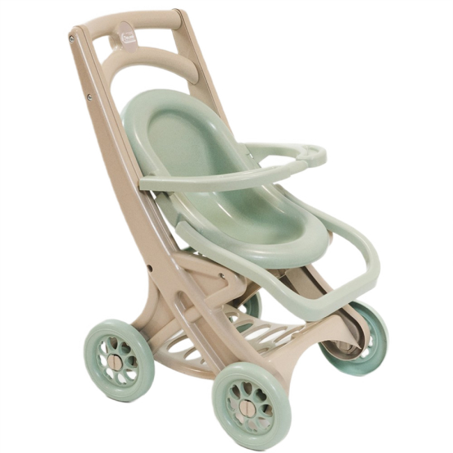 Транспорт і улюбленці - Візок для ляльок Doloni з шезлонгом зелений (0122/01eco)#2