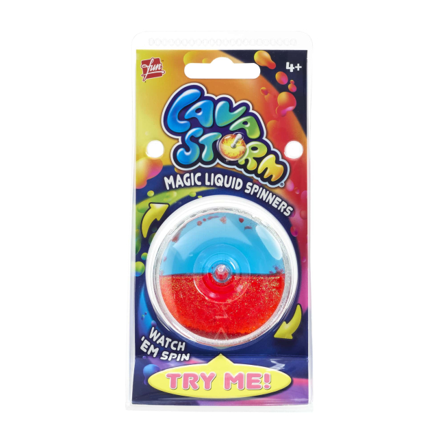 Дзиги та бойові арени - Іграшка Goliath Lava Storm блакитно-червона (933061.024/2)#2