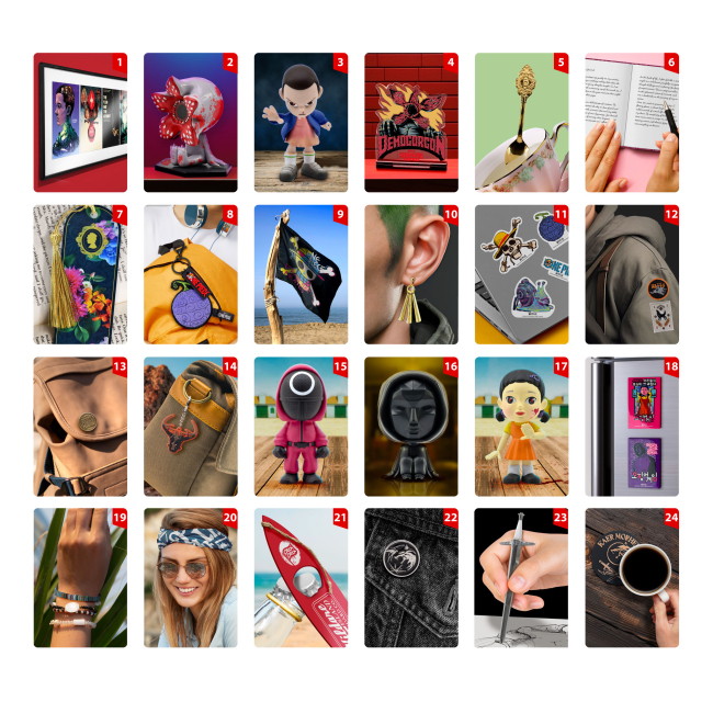 Фігурки персонажів - Адвент-календар Yume Netflix Лімітована серія (15309)#4