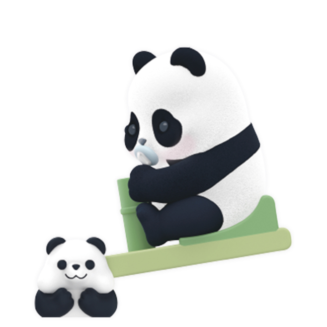 Фігурки тварин - Фігурка-сюрприз 52Toys Panda roll kindergarten (123932)#6