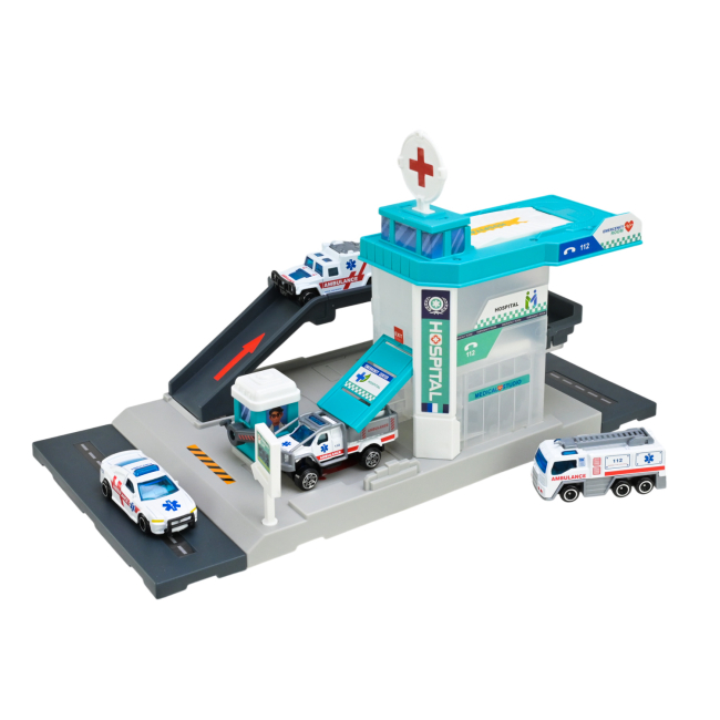 Паркінги і гаражі - Ігровий набір Автопром Госпіталь (PS005-5)#5
