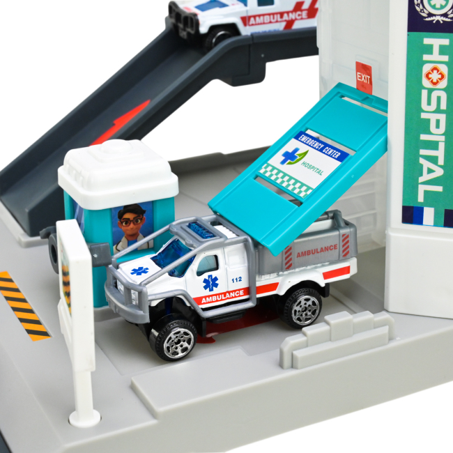 Паркінги і гаражі - Ігровий набір Автопром Госпіталь (PS005-5)#8