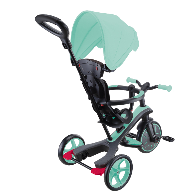 Велосипеди - Велосипед Globber Explorer trike 4 в 1 м'ятний (634-206)#2