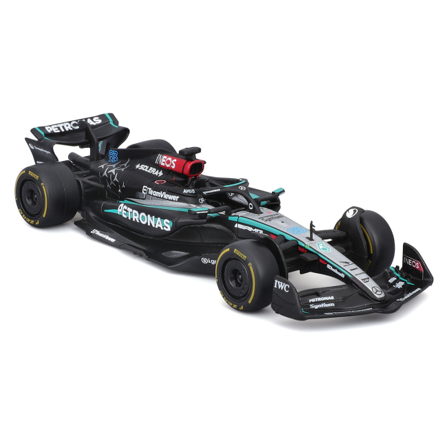 Автомоделі - Автомодель Bburago Race Mercedes AMG F1 W15 Performance 2024 в асортименті (18-38208)#6