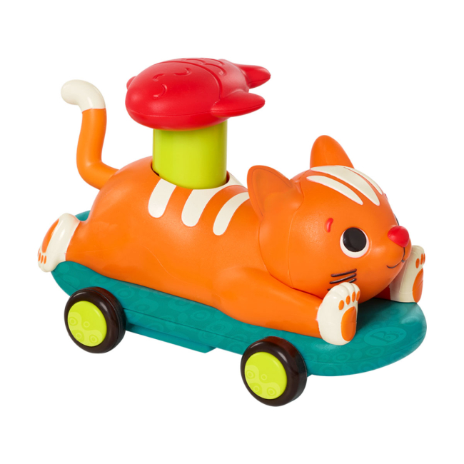 Машинки для малюків - Машинка Battat Лапкомобілі Котик (BX2486Z)#2