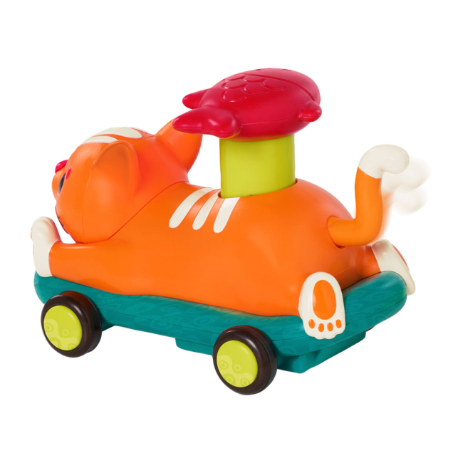 Машинки для малюків - Машинка Battat Лапкомобілі Котик (BX2486Z)#3