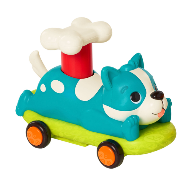 Машинки для малюків - Машинка Battat Лапкомобілі Песик бірюзовий (BX2504Z)#2