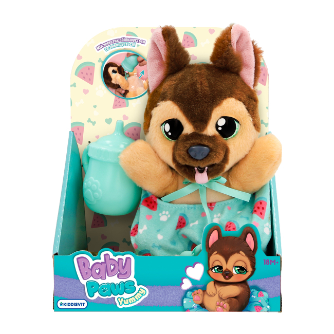 М'які тварини - Інтерактивна іграшка Baby Paws Yummy Німецька вівчарка (926363IM)#5