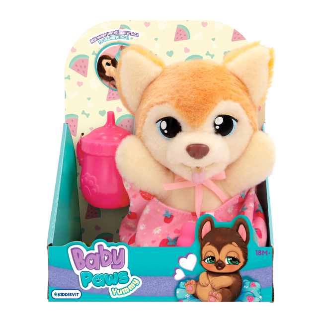 М'які тварини - Інтерактивна іграшка Baby Paws Yummy Померанський шпіц (926387IM)#5