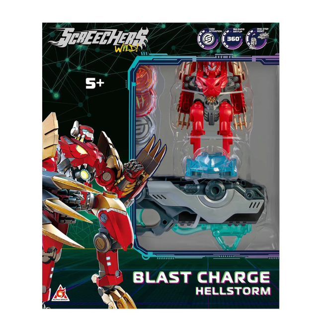 Трансформери - Ігровий набір Screechers Wild S5 L1 V2 Хелшторм (KS686112)#8