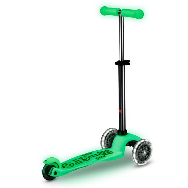 Самокати - Самокат Micro Mini Deluxe Glow LED Крижаний лайм (MMD216)#3
