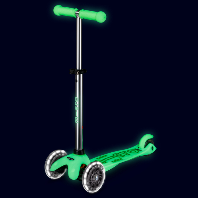 Самокати - Самокат Micro Mini Deluxe Glow LED Крижаний лайм (MMD216)#5