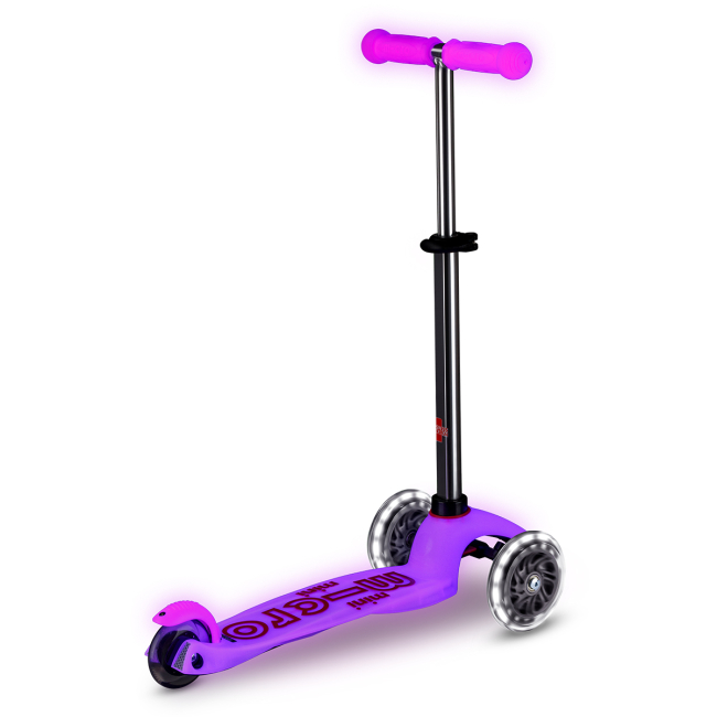 Самокати - Самокат Micro Mini Deluxe Glow LED Морозний рожевий (MMD217)#2