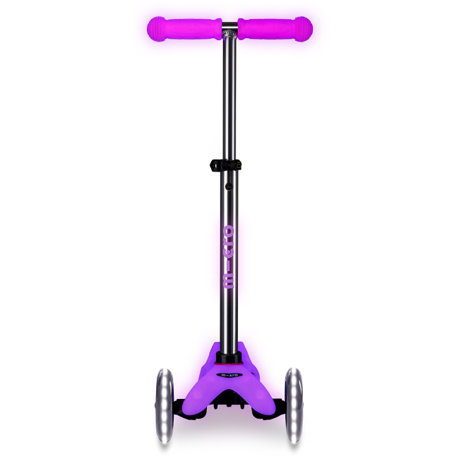 Самокати - Самокат Micro Mini Deluxe Glow LED Морозний рожевий (MMD217)#3