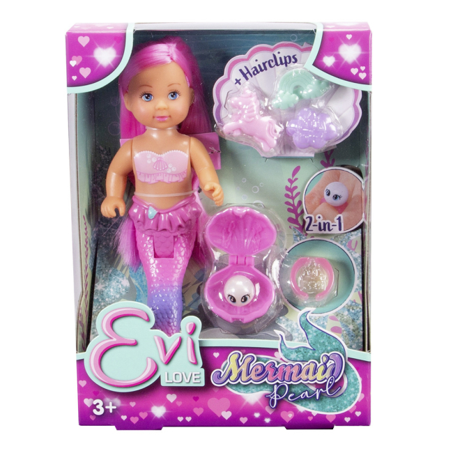 Ляльки - Ігровий набір Steffi & Evi Русалонька та чарівна мушля (5733699)#2
