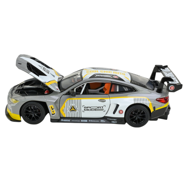 Автомоделі - Автомодель Автопром BMW M4 GT3 grey (68282A(G))#5