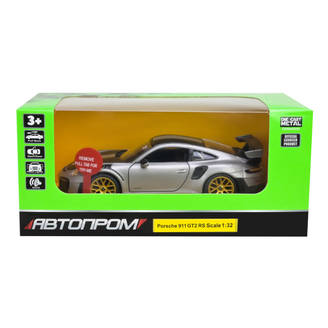 Автомоделі - Автомодель Автопром Porsche 911 GT2 RS (68705)#5