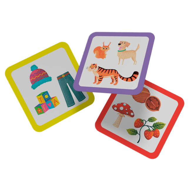 Навчальні іграшки - Розумні картки Crystal Book Подібності та відмінності 30 штук (9786175475409)#4