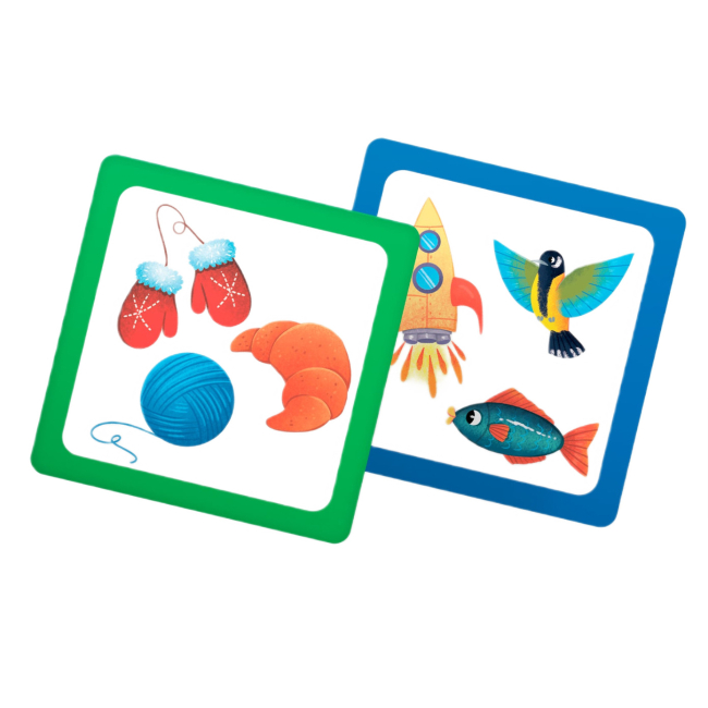 Навчальні іграшки - Розумні картки Crystal Book Подібності та відмінності 30 штук (9786175475409)#8