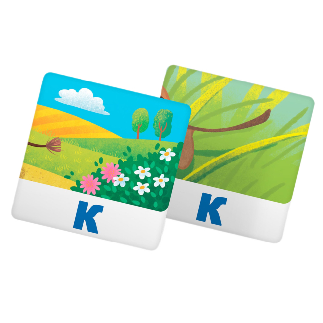 Навчальні іграшки - Розумні картки Crystal Book Читаємо по буквах 30 штук (9786175475478)#5