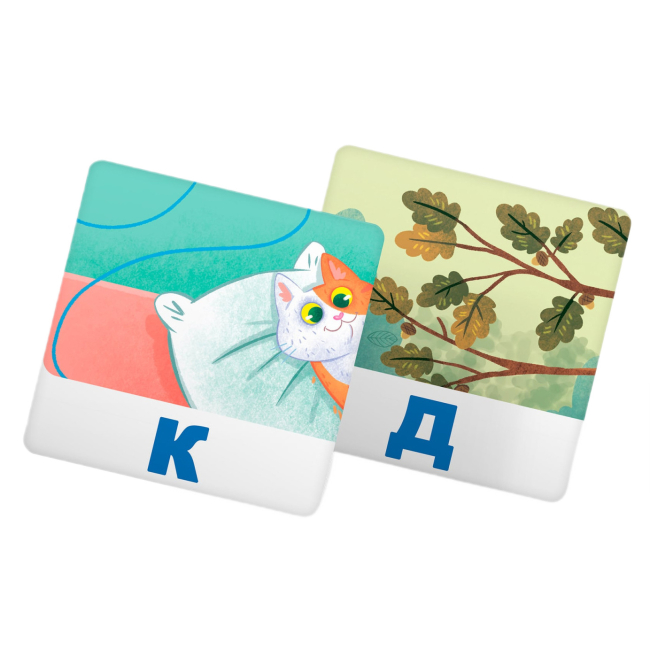 Навчальні іграшки - Розумні картки Crystal Book Читаємо по буквах 30 штук (9786175475478)#7