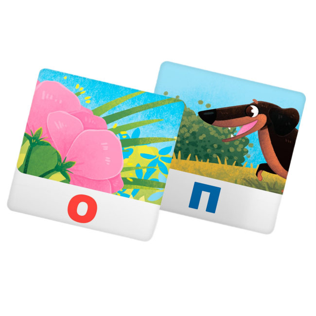 Навчальні іграшки - Розумні картки Crystal Book Читаємо по буквах 30 штук (9786175475478)#8