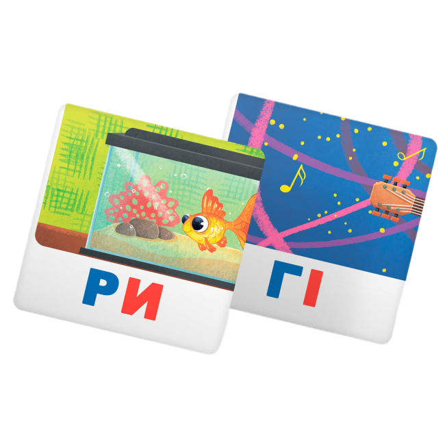 Навчальні іграшки - Розумні картки Crystal Book Читаємо по складах 30 штук (9786175475621)#5