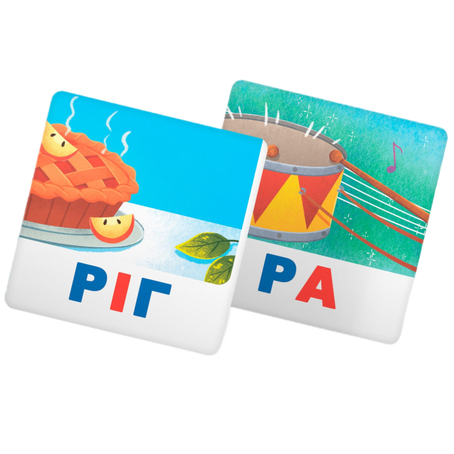 Навчальні іграшки - Розумні картки Crystal Book Читаємо по складах 30 штук (9786175475621)#6