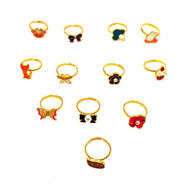 Біжутерія та аксесуари - Набір кілечок Zhorya Казковий настрій (A083-2D)#3