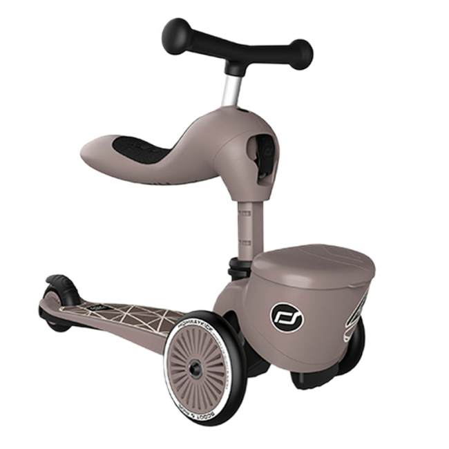 Самокати - Самокат-біговел Scoot & Ride Highwaykick 1 Lifestyle коричневий (SR-210621-BROWNLINES)#3