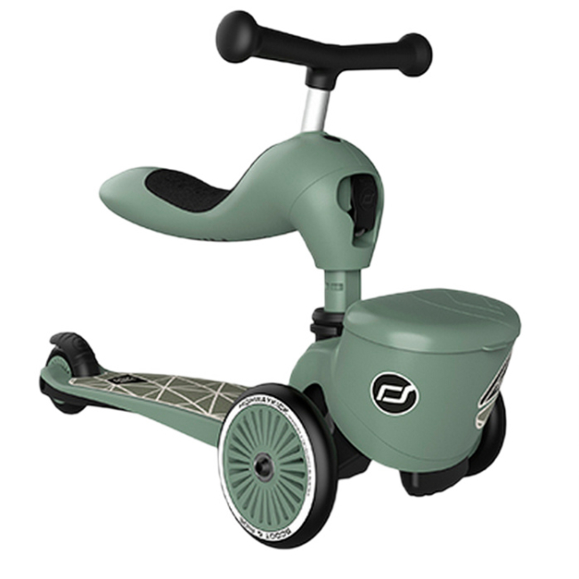 Самокати - Самокат-біговел Scoot & Ride Highwaykick 1 Lifestyle зелений (SR-210621-GREENLINES)#2