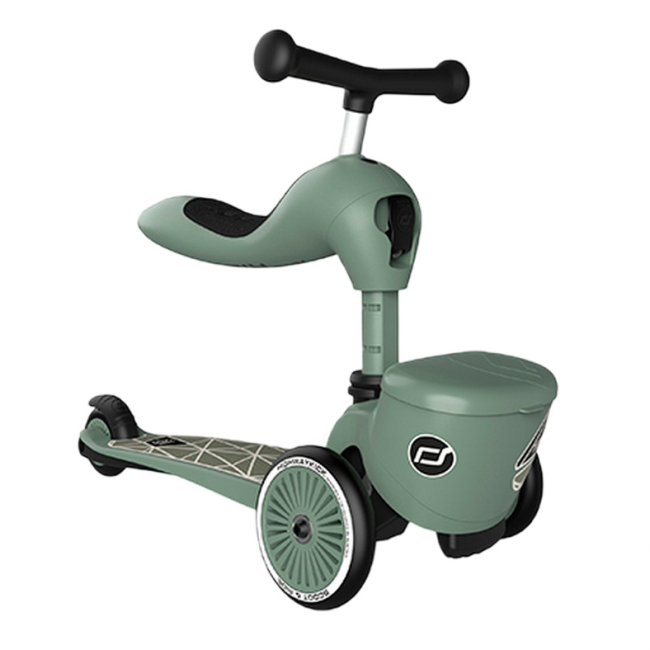 Самокати - Самокат-біговел Scoot & Ride Highwaykick 1 Lifestyle зелений (SR-210621-GREENLINES)#3