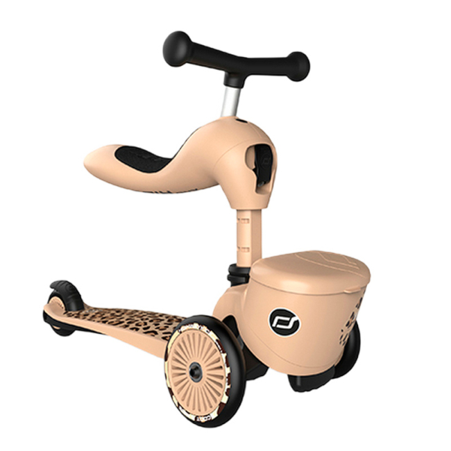 Самокати - Самокат-біговел Scoot & Ride Highwaykick 1 Lifestyle леопардовий (SR-210621-LEOPARD)#3