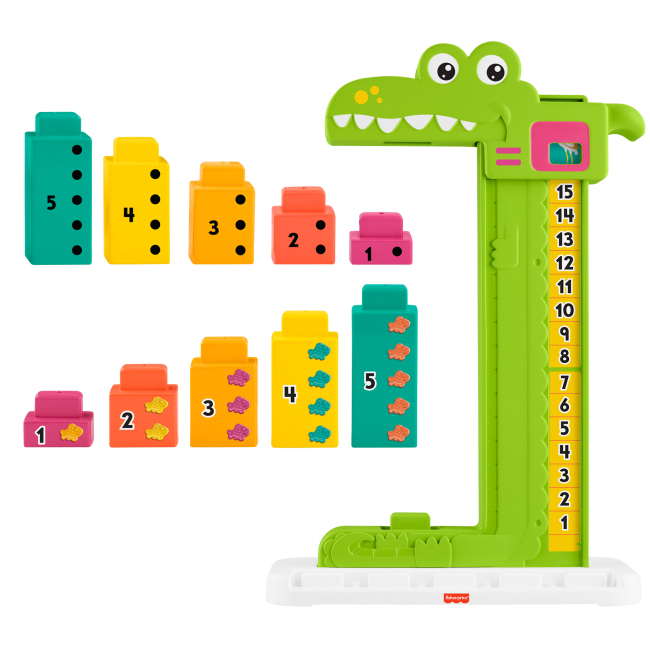 Навчальні іграшки - Навчальна іграшка Fisher-Price Вчимося разом Яскравий алігатор (JCT13)#2