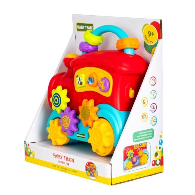 Розвивальні іграшки - Музична іграшка Baby Team Казковий паровозик (8653)#6
