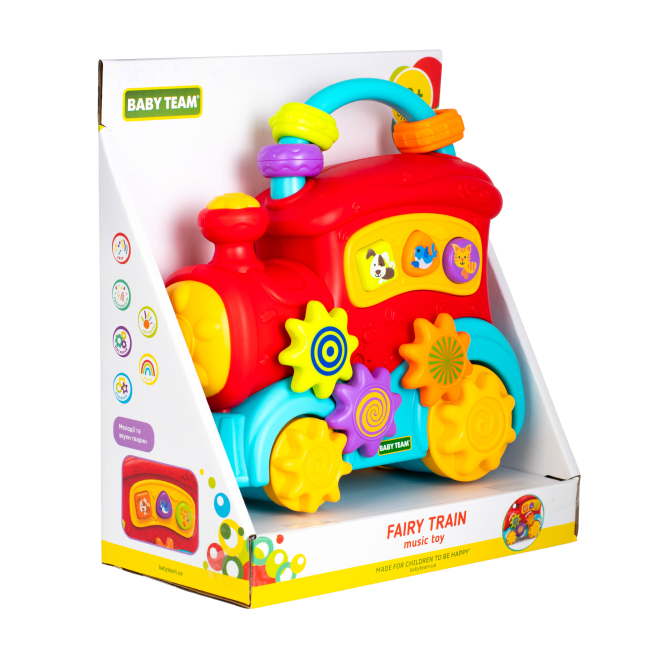 Розвивальні іграшки - Музична іграшка Baby Team Казковий паровозик (8653)#7