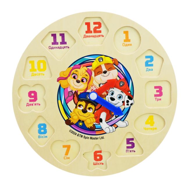 Розвивальні іграшки - Сортер Kids Hits Paw Patrol Годинник (KH20/047)#3