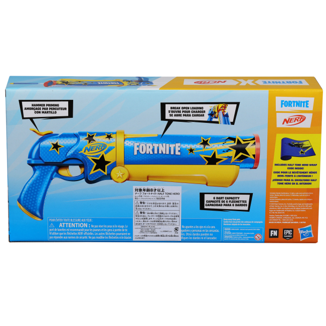 Помпова зброя - Бластер іграшковий Nerf Fortnite Half tone hero (F8947)#6