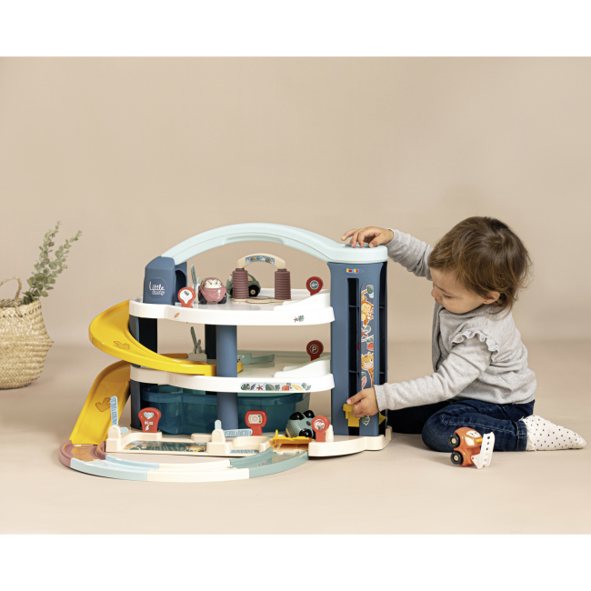 Паркінги і гаражі - Ігровий набір Smoby Toys Little Великий гараж (7600140203)#4